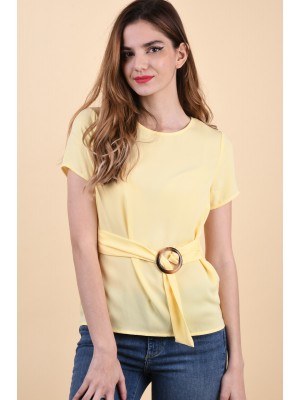 Bluza Dama Pieces Lisa Mellow Yellow